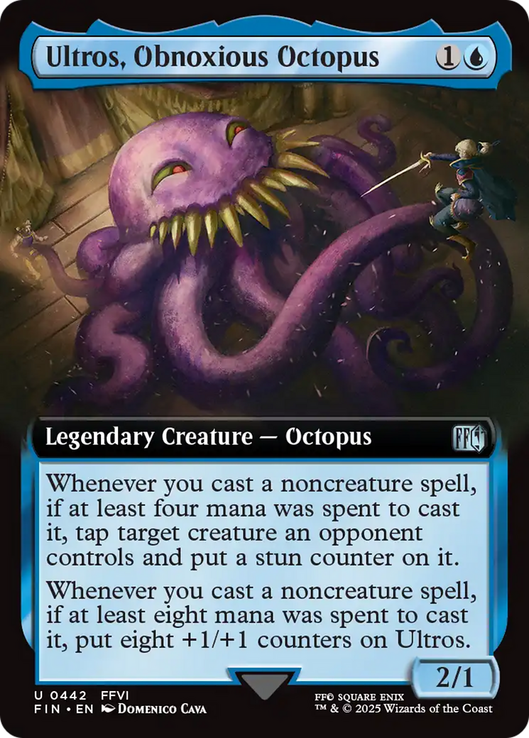 Ultros, Obnoxious Octopus (Extended Art)  (FIN-442) - [FINAL FANTASY]: (Extended Art) - Trinity Hobby