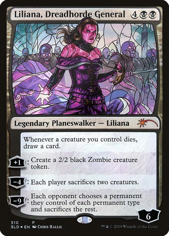 Liliana, Dreadhorde General (Stained Glass) [Secret Lair Drop Promos] - Trinity Hobby