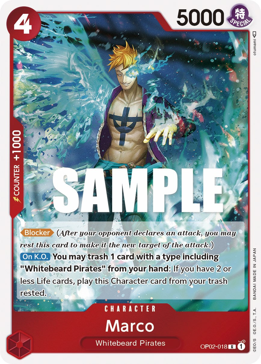 Marco (OP02-018) - [Paramount War] Foil - Trinity Hobby