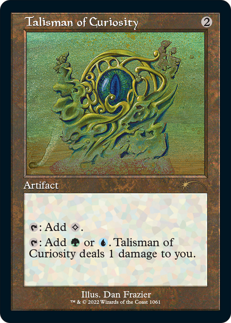Talisman of Curiosity [Etched Foil]  (SLD-1061) - [Secret Lair Drop] - Trinity Hobby