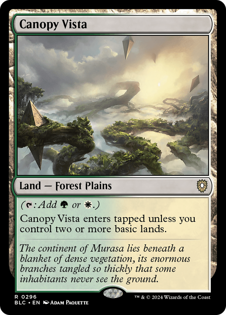 Canopy Vista [Bloomburrow Commander] - Trinity Hobby