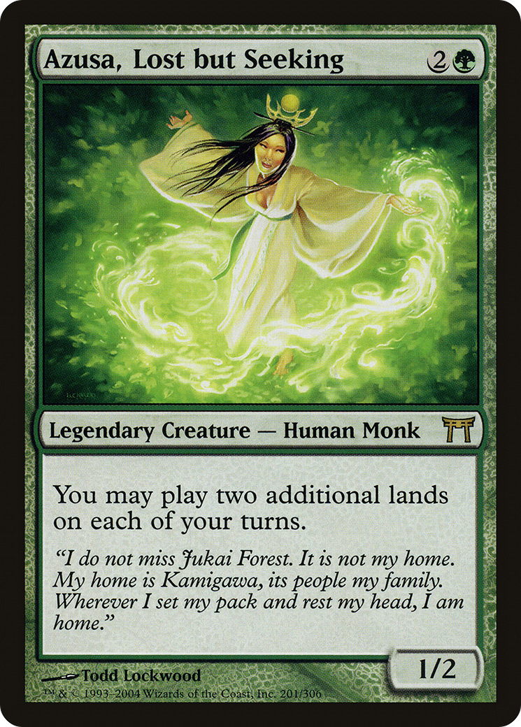 Azusa, Lost but Seeking [Champions of Kamigawa] - Trinity Hobby