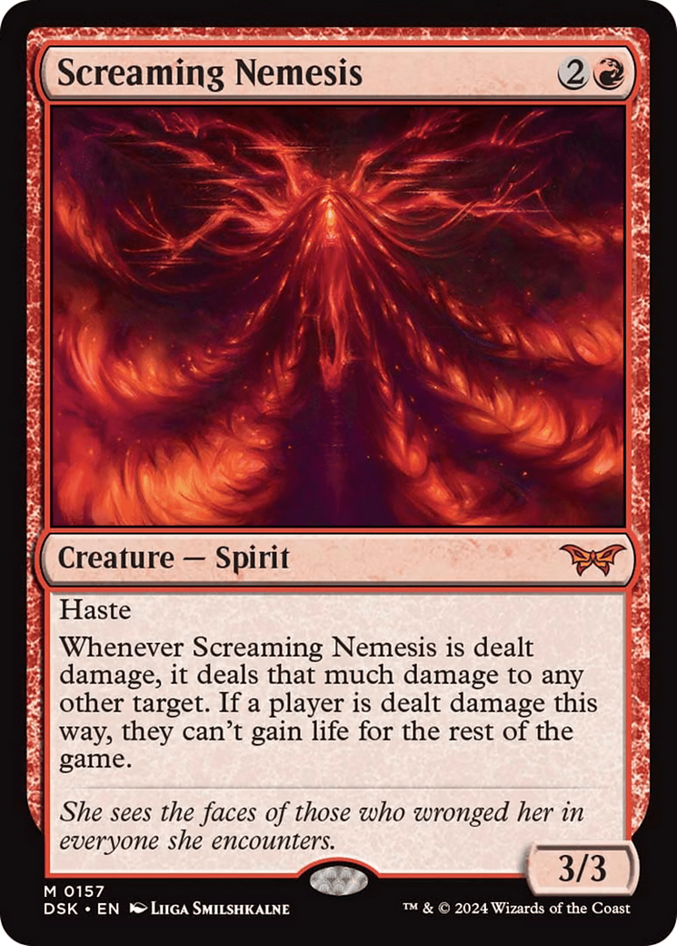 Screaming Nemesis [Duskmourn: House of Horror] - Trinity Hobby
