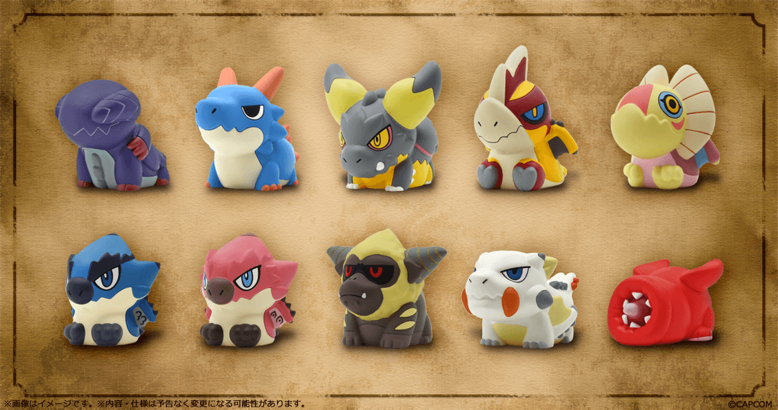 Capcom Figure Builder Finger Puppet Monster Hunter Vol. 2 (1 Random PC)