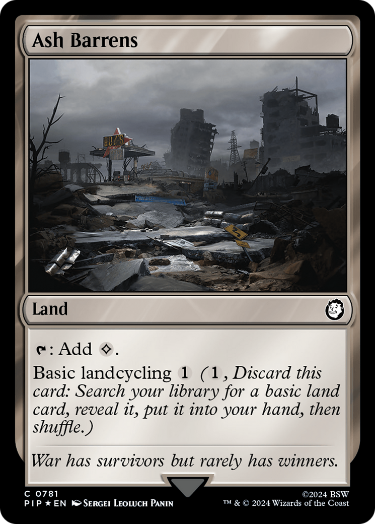 Ash Barrens (Surge Foil) [Fallout] - Trinity Hobby