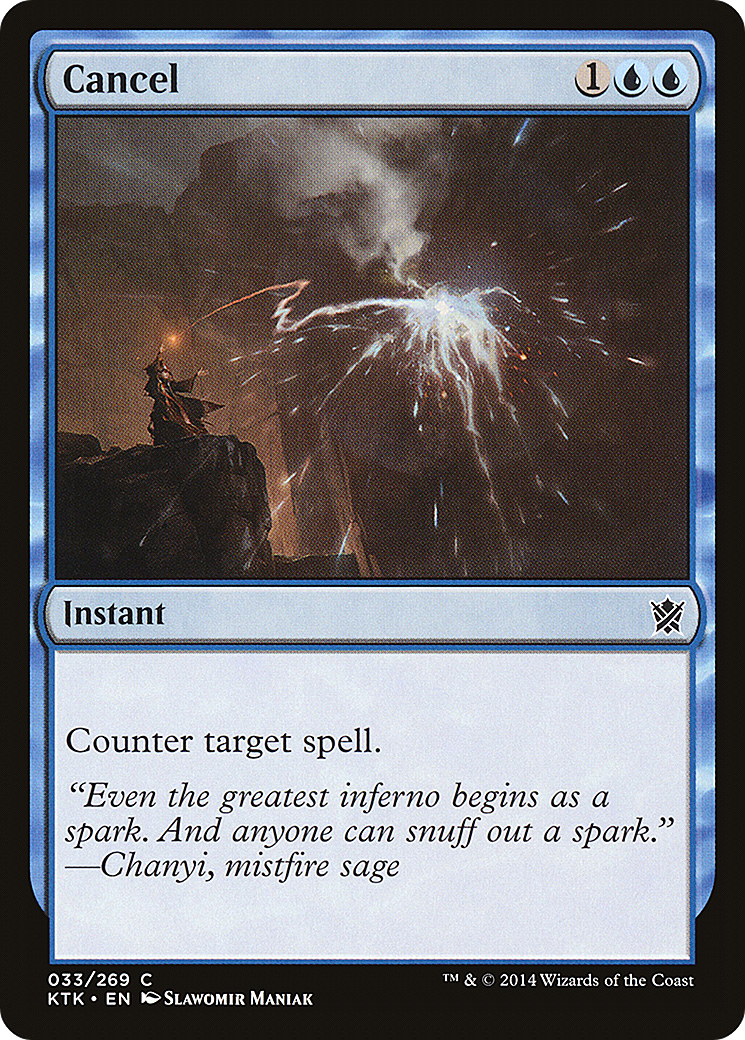 Cancel [Khans of Tarkir] - Trinity Hobby
