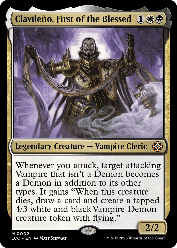 Clavileno, First of the Blessed [The Lost Caverns of Ixalan Commander] - Trinity Hobby