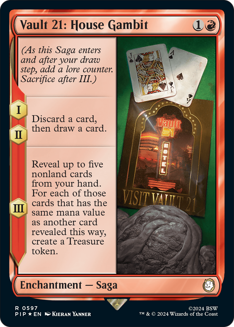 Vault 21: House Gambit (Surge Foil) [Fallout] - Trinity Hobby