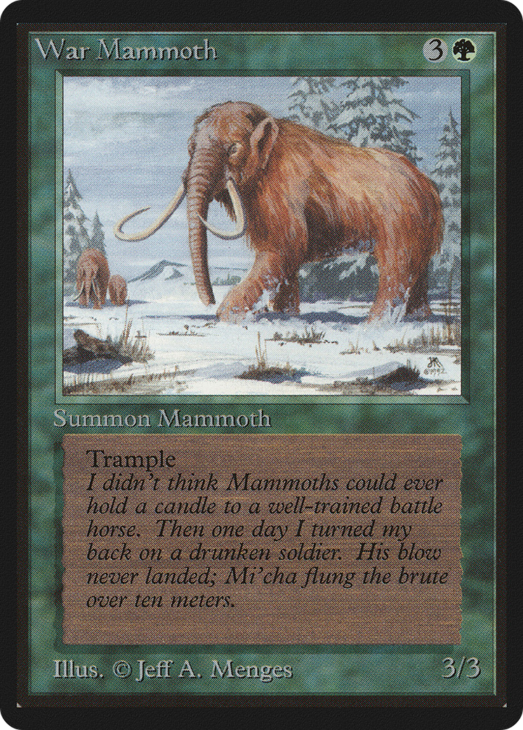 War Mammoth [Beta Edition] - Trinity Hobby