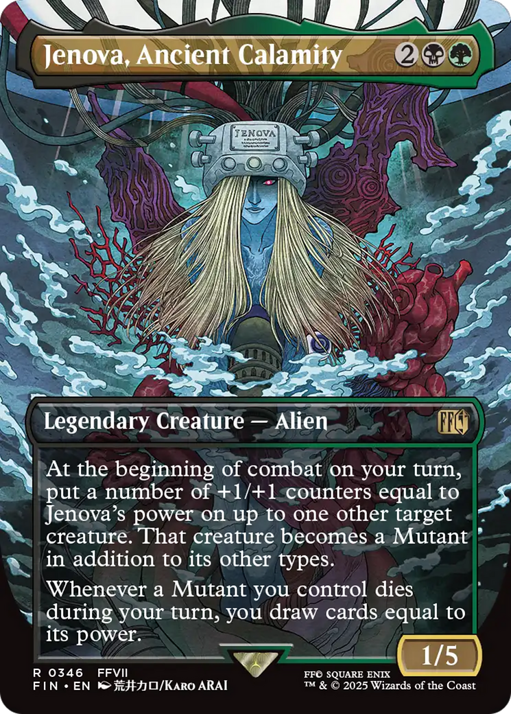 Jenova, Ancient Calamity  [Foil]  (FIN-346) - [FINAL FANTASY] (Borderless)
