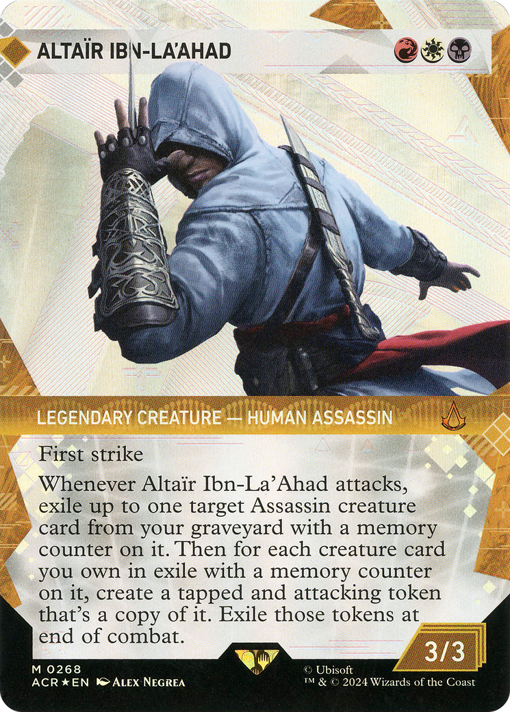 Altair Ibn-La'Ahad (Showcase) (Textured Foil) [Assassin's Creed] - Trinity Hobby