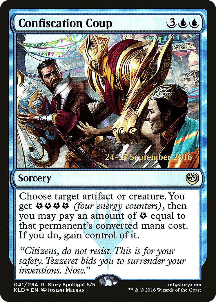 Confiscation Coup [Kaladesh Prerelease Promos] - Trinity Hobby