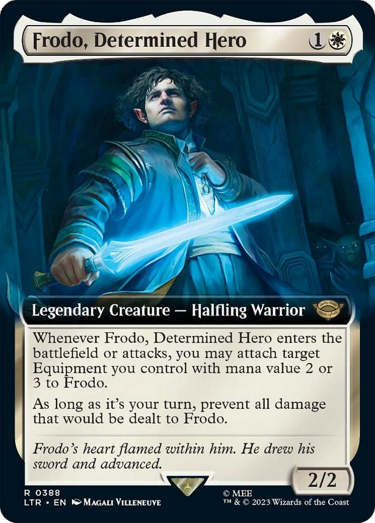 Frodo, Determined Hero (Extended Art) [The Lord of the Rings: Tales of Middle-Earth] - Trinity Hobby