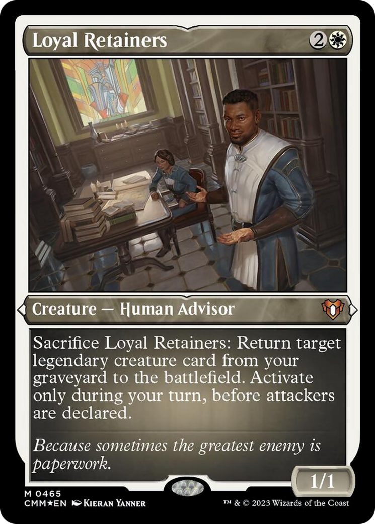 Loyal Retainers (Foil Etched) [Commander Masters] - Trinity Hobby