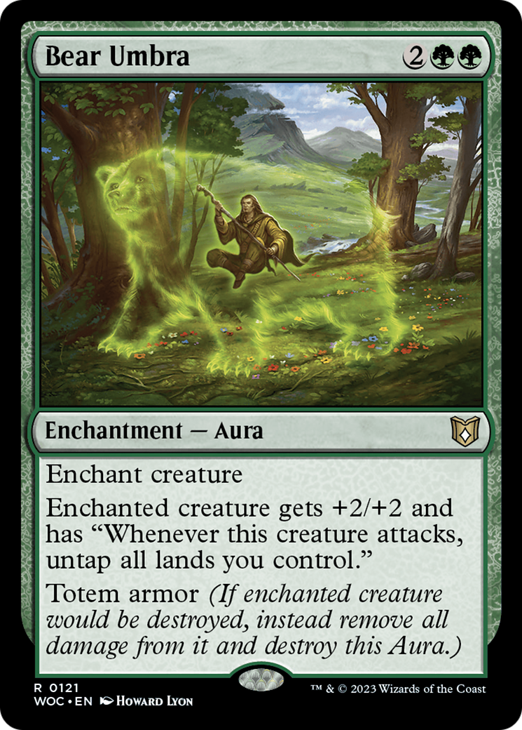 Bear Umbra [Wilds of Eldraine Commander] - Trinity Hobby