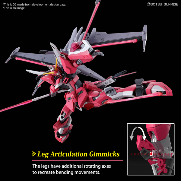 BANDAI Hobby HG 1/144 INFINITE JUSTICE GUNDAM Type II - Trinity Hobby