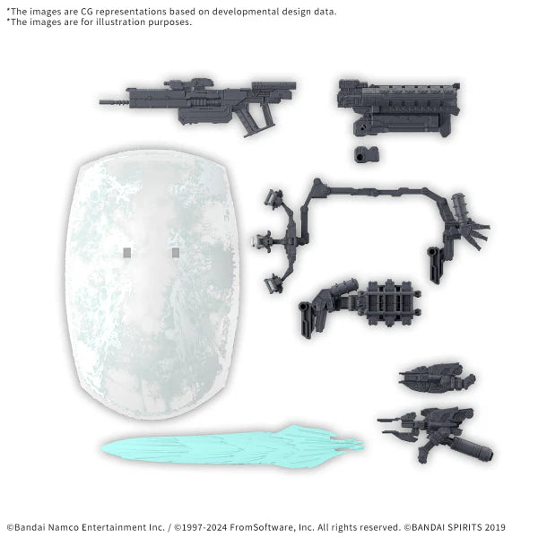 30MM OPTION PARTS SET ARMORED CORE Ⅵ FIRES OF RUBICON WEAPON SET 05 - Trinity Hobby