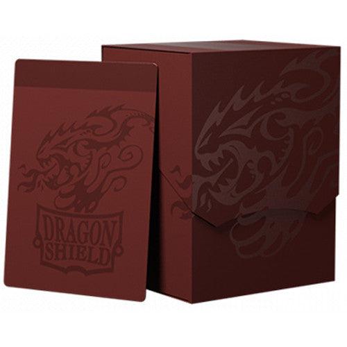 Deck Box: Dragon Shield Double Shell: Blood Red/Black - Trinity Hobby