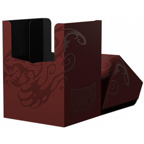 Deck Box: Dragon Shield Double Shell: Blood Red/Black - Trinity Hobby
