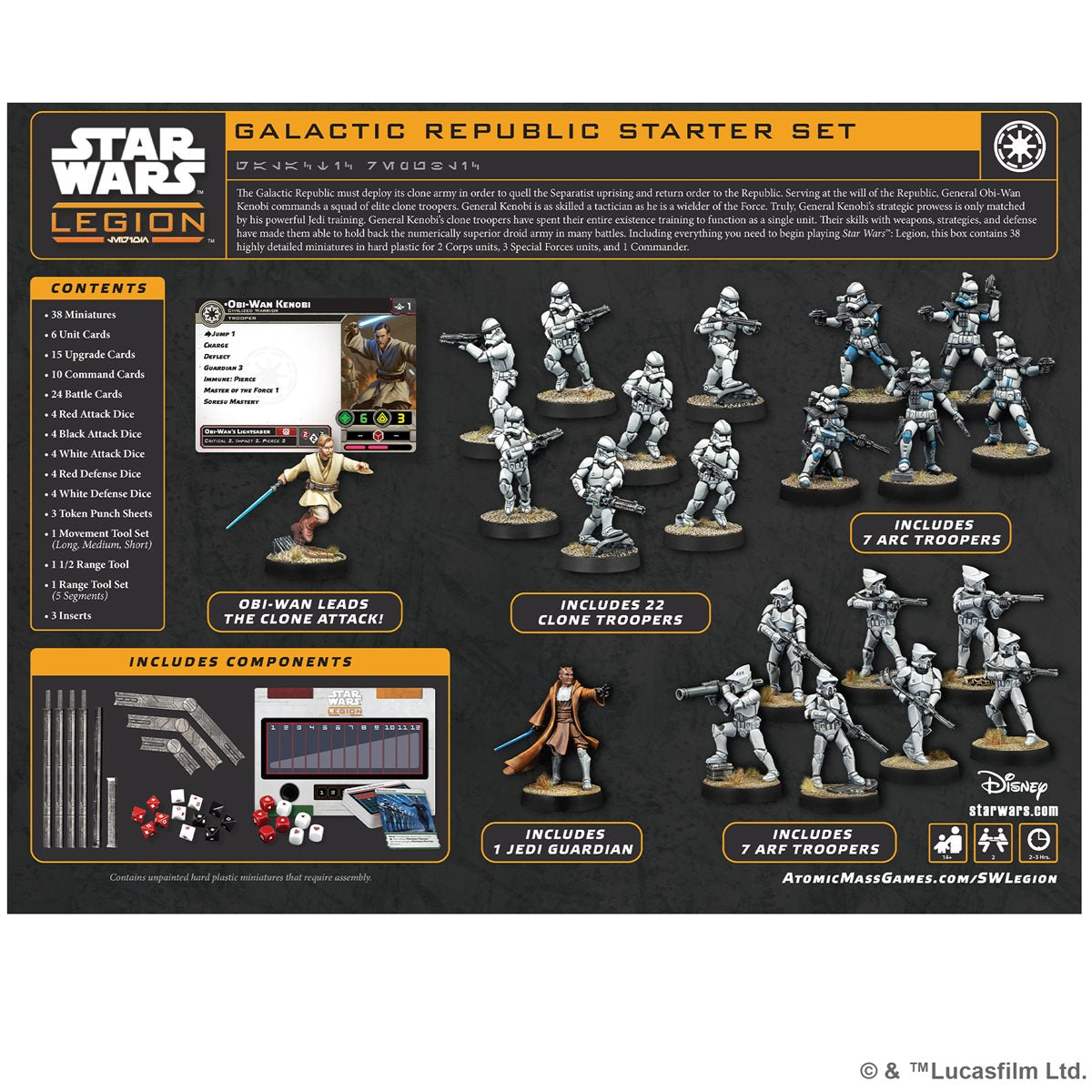 Star Wars: Legion: Galactic Republic - Starter Set (ML) - Trinity Hobby