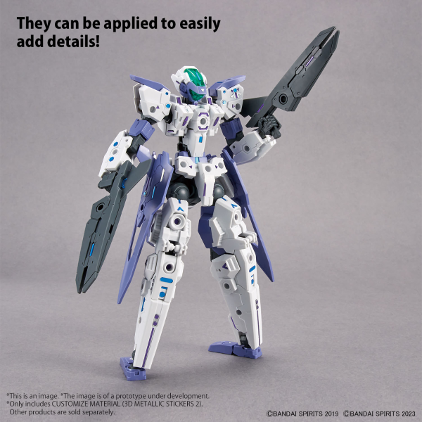 CUSTOMIZE MATERIAL (3D METALLIC STICKERS 2) - Trinity Hobby