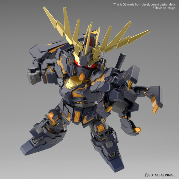 SD GUNDAM CROSS SILHOUETTE UNICORN GUNDAM 02 BANSHEE (DESTROY MODE) & BANSHEE NORN PARTS SET - Trinity Hobby