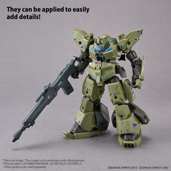 CUSTOMIZE MATERIAL (3D METALLIC STICKERS 2) - Trinity Hobby
