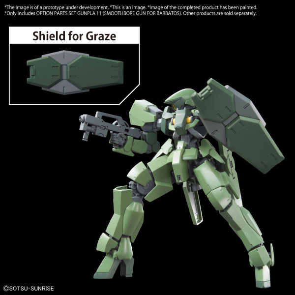 OPTION PARTS SET GUNPLA 11 (SMOOTHBORE GUN FOR BARBATOS) - Trinity Hobby