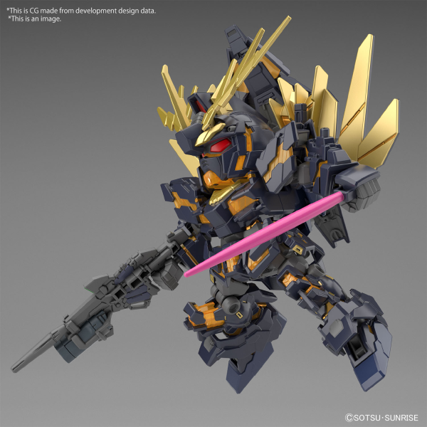 SD GUNDAM CROSS SILHOUETTE UNICORN GUNDAM 02 BANSHEE (DESTROY MODE) & BANSHEE NORN PARTS SET - Trinity Hobby
