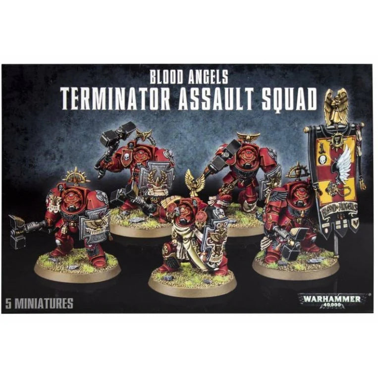 BLOOD ANGELS: Terminators Assault Squad - Trinity Hobby