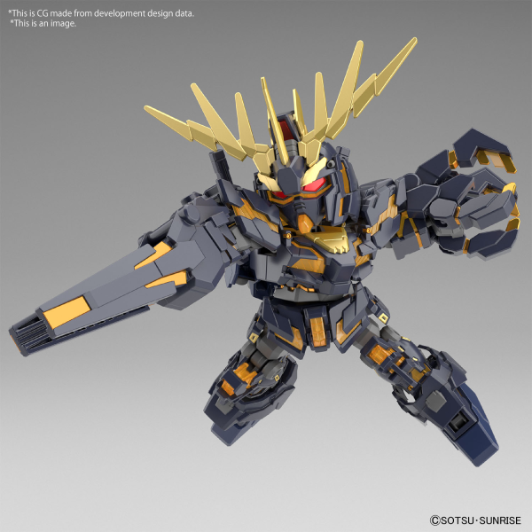 SD GUNDAM CROSS SILHOUETTE UNICORN GUNDAM 02 BANSHEE (DESTROY MODE) & BANSHEE NORN PARTS SET - Trinity Hobby