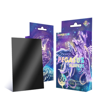 Imperium Duelist: Japanese Sized Peagasus Sleeves Cosmic Black