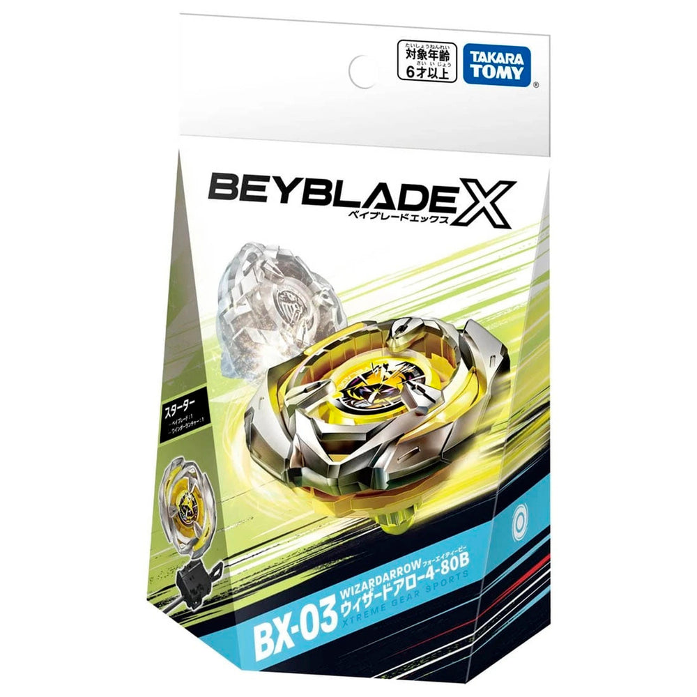 Takara Tomy Beyblade X BX-03 Starter Wizard Arrow 4-80B