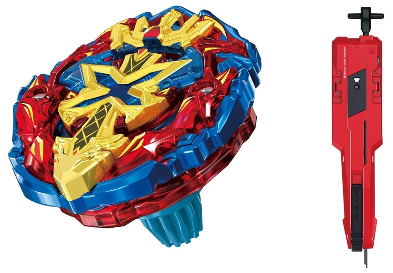BEYBLADE X Limited Edition BXG-13 (BX-00) WBBA Limited Edition Starter Xeno Xcalibur 3-60GF (with Sword Launcher) - Trinity Hobby