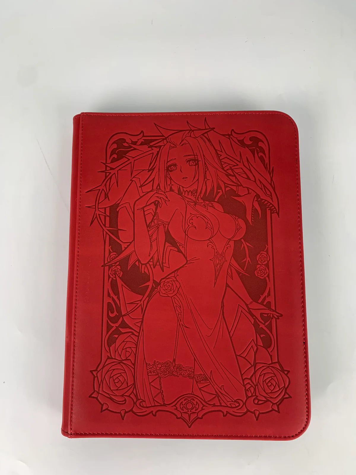 Manamoon Blackrose Gown Limited Authentic Leather 9-Pocket Trading Card Binder (Limit 1 Per Person) - Trinity Hobby