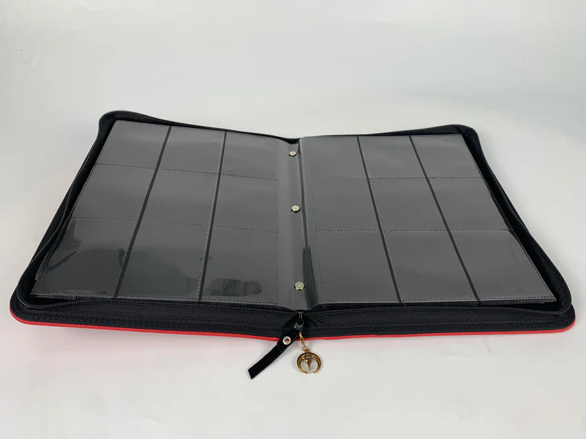 Manamoon Blackrose Gown Limited Authentic Leather 9-Pocket Trading Card Binder (Limit 1 Per Person) - Trinity Hobby