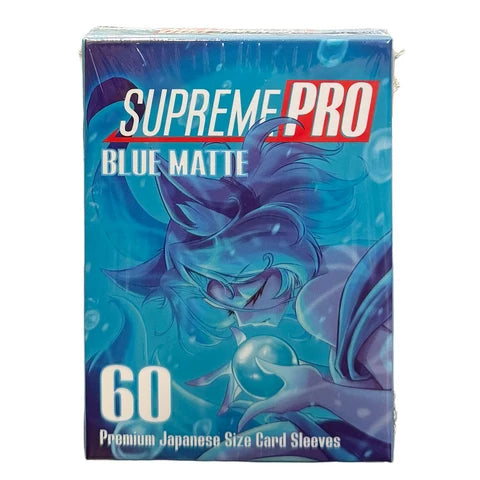 SupremePro Matte - Blue Premium Japanese TCG Card Sleeves