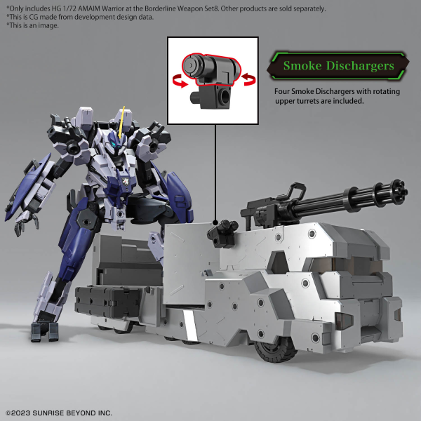 HG 1/72 AMAIM Warrior at the Borderline Weapon Set 8 - Trinity Hobby