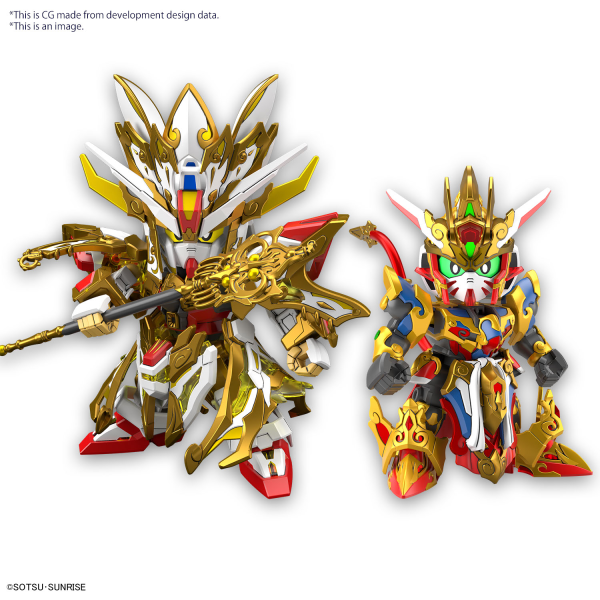 SDW HEROES REVIVAL OF THE HEROES! WUKONG IMPULSE GUNDAM (CHILDHOOD Ver.) & SANZANG STRIKE FREEDOM GUNDAM SET - Trinity Hobby