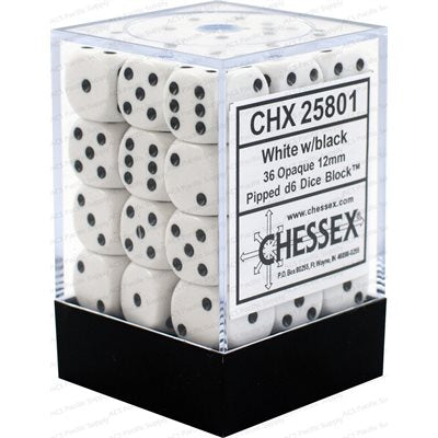 Opaque: 36D6 White/Black - Trinity Hobby