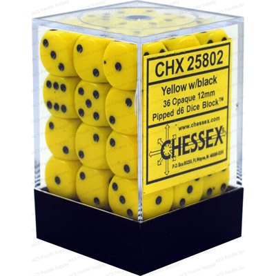 Opaque: 36D6 Yellow/Black - Trinity Hobby