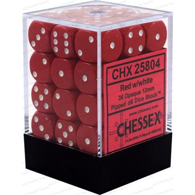 Opaque: 36D6 Red/White - Trinity Hobby