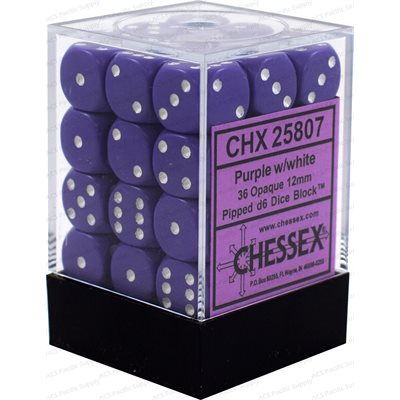 Opaque: 36D6 Purple/White - Trinity Hobby