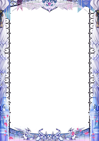 Manamoon Chateau of Crystal Border Oversleeves (70CT JP) (Limit 1 Per Person) - Trinity Hobby