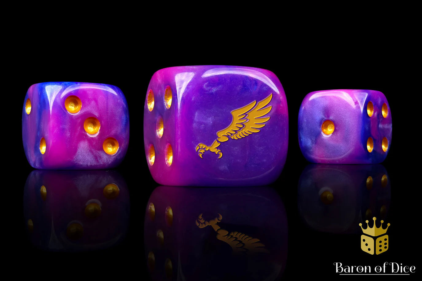[Pre-Order] Baron of Dice - (ROUND EDGE) Children Of Profligacy - Gold [25 CT] - Trinity Hobby
