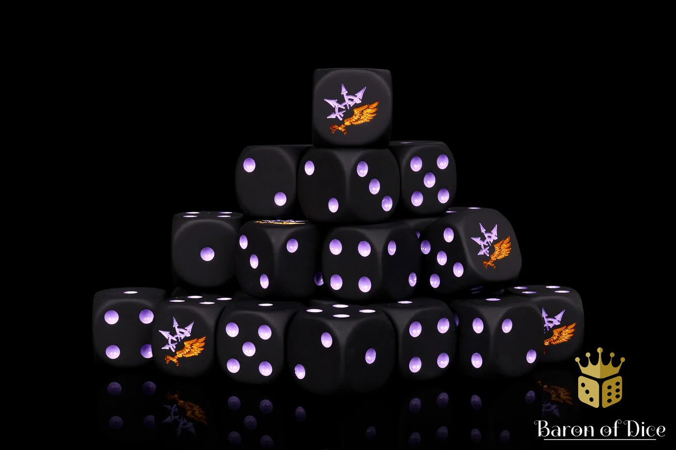 [Pre-Order] Baron of Dice - (ROUND EDGE) Children of Chaos [25 CT] - Trinity Hobby