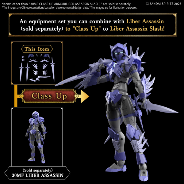 30MF CLASS UP ARMOR(LIBER ASSASSIN SLASH) - Trinity Hobby