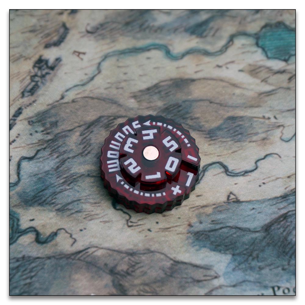 Trinity Hobby: Magnetic Wound Counters 0-59 Wounds (random colour) - Trinity Hobby