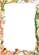 Manamoon Pokemaids Border Oversleeves - Desert Desserts