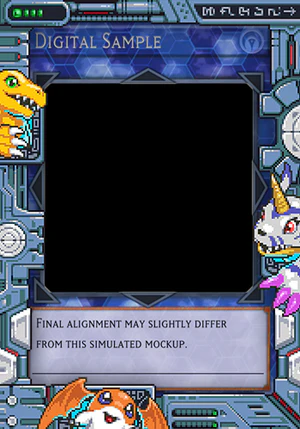 Manamoon Digital Destiny Border Oversleeves (70CT Standard) (Limit 1 Per Person)